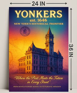 Yonkers New Yorks Historical Frontier Poster PosterGoat