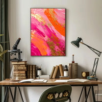 Vibrant Swirl Abstract Art Poster for Contemporary Spaces PosterGoat