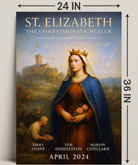 St. Elizabeth The Compassionate Healer Poster PosterGoat