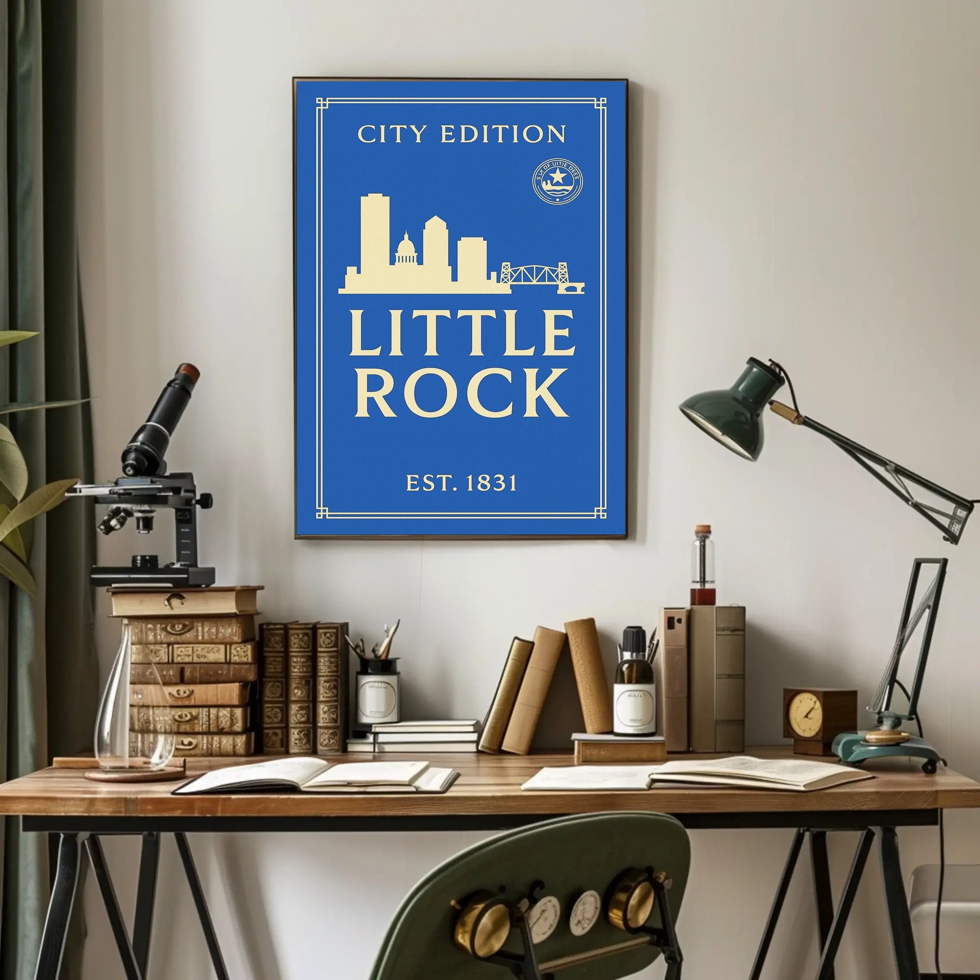 Little Rock City Edition Poster PosterGoat