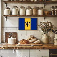 Barbados Flag Poster
