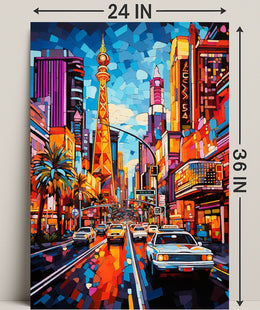 Vibrant Cityscape Poster