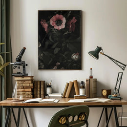Floral Elegance Classical Artistic Poster PosterGoat