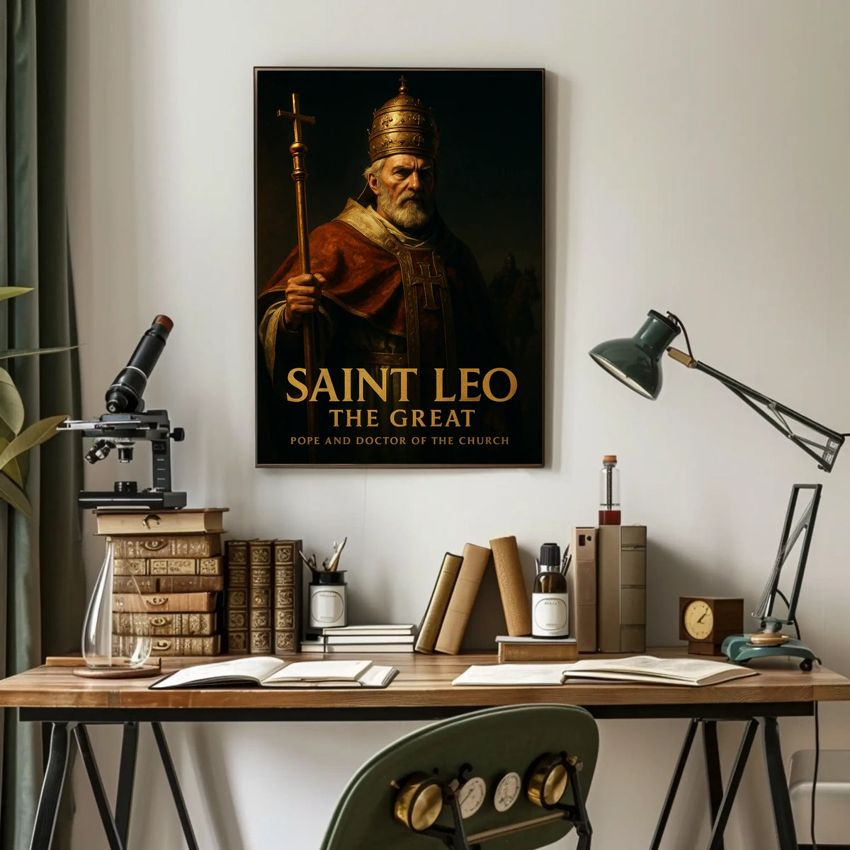 Saint Leo The Great Poster