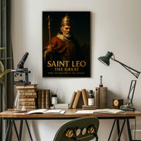 Saint Leo The Great Poster