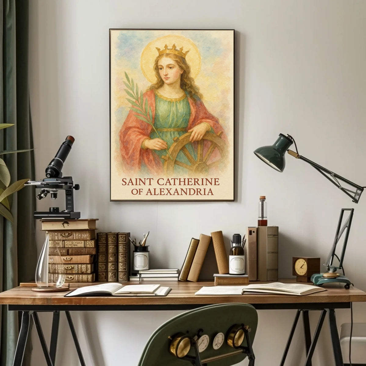 Saint Catherine of Alexandria Poster