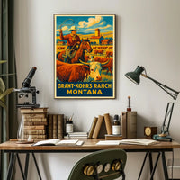 Grant-Kohrs Ranch Montana Poster