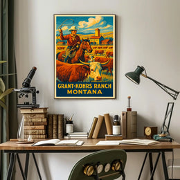Grant-Kohrs Ranch Montana Poster