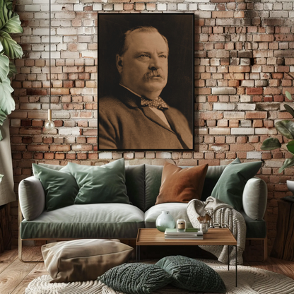 Grover Cleveland 24th President Sepia Photo