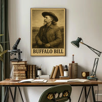 Buffalo Bill Iconic Heritage Depiction Historical or Presidential Poster