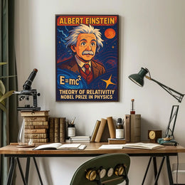 Albert Einstein Theory Of Relativity Poster