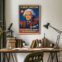 Albert Einstein Theory Of Relativity Poster