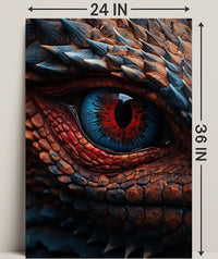 DragonS Gaze Poster