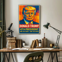 Donald Trump 47th President Poster