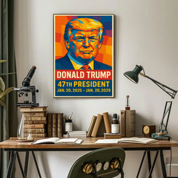 Donald Trump 47th President Poster