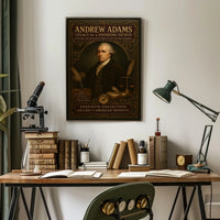 Andrew Adams Legacy of a Founding Father Poster