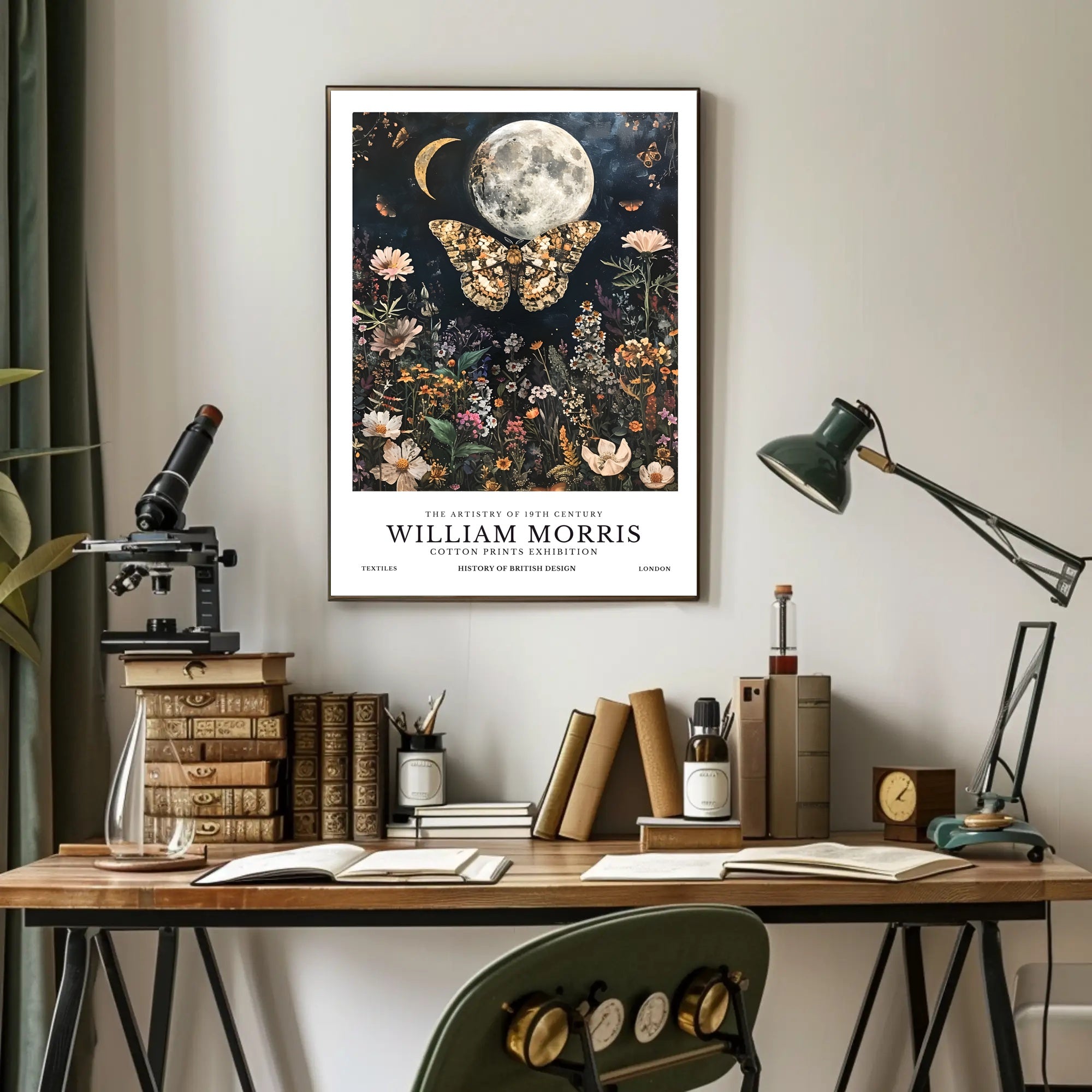 William Morris Celestial Nature Vintage Artistic Poster