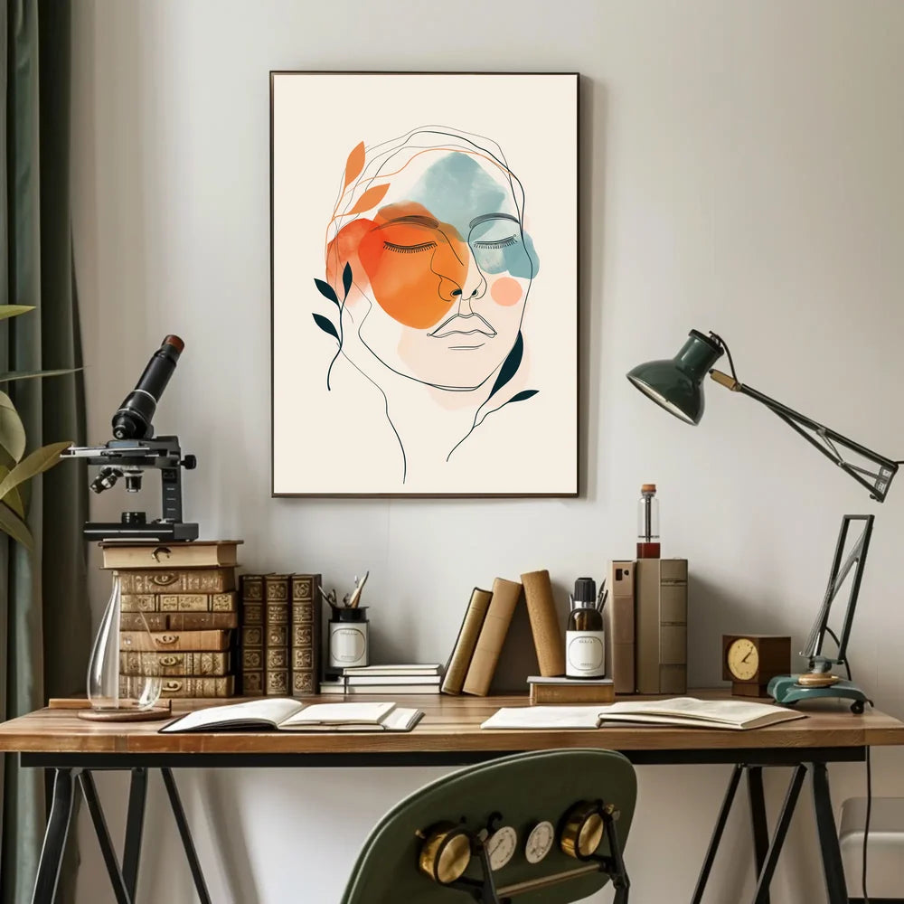 Vintage Parisian Street Scene Art Poster