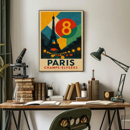 Paris Champs-Élysées Poster