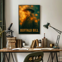 Buffalo Bill Wild West Cultural Vintage Heritage Poster