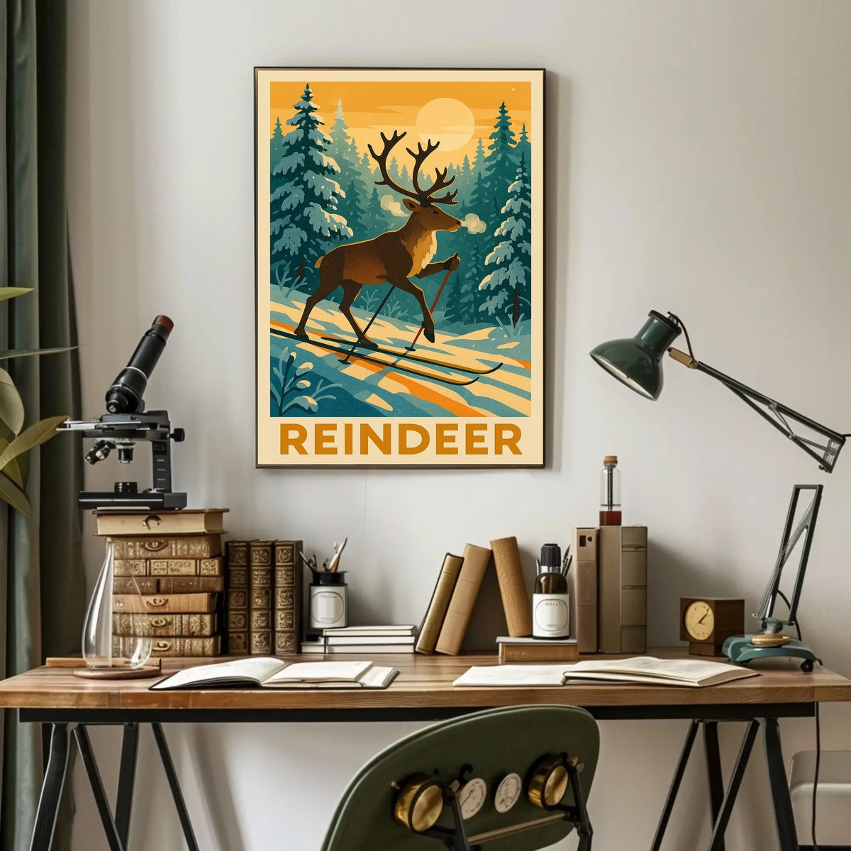Reindeer Adventure Poster
