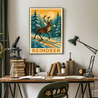 Reindeer Adventure Poster