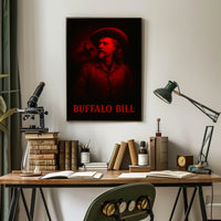 Buffalo Bill Stylized Wild West Historical or Presidential Poster