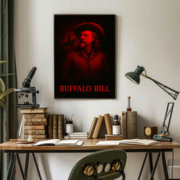 Buffalo Bill Stylized Wild West Historical or Presidential Poster