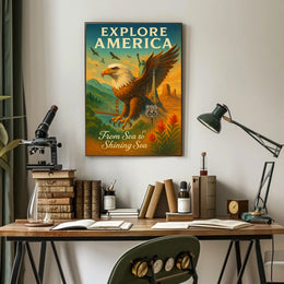 Explore America Poster