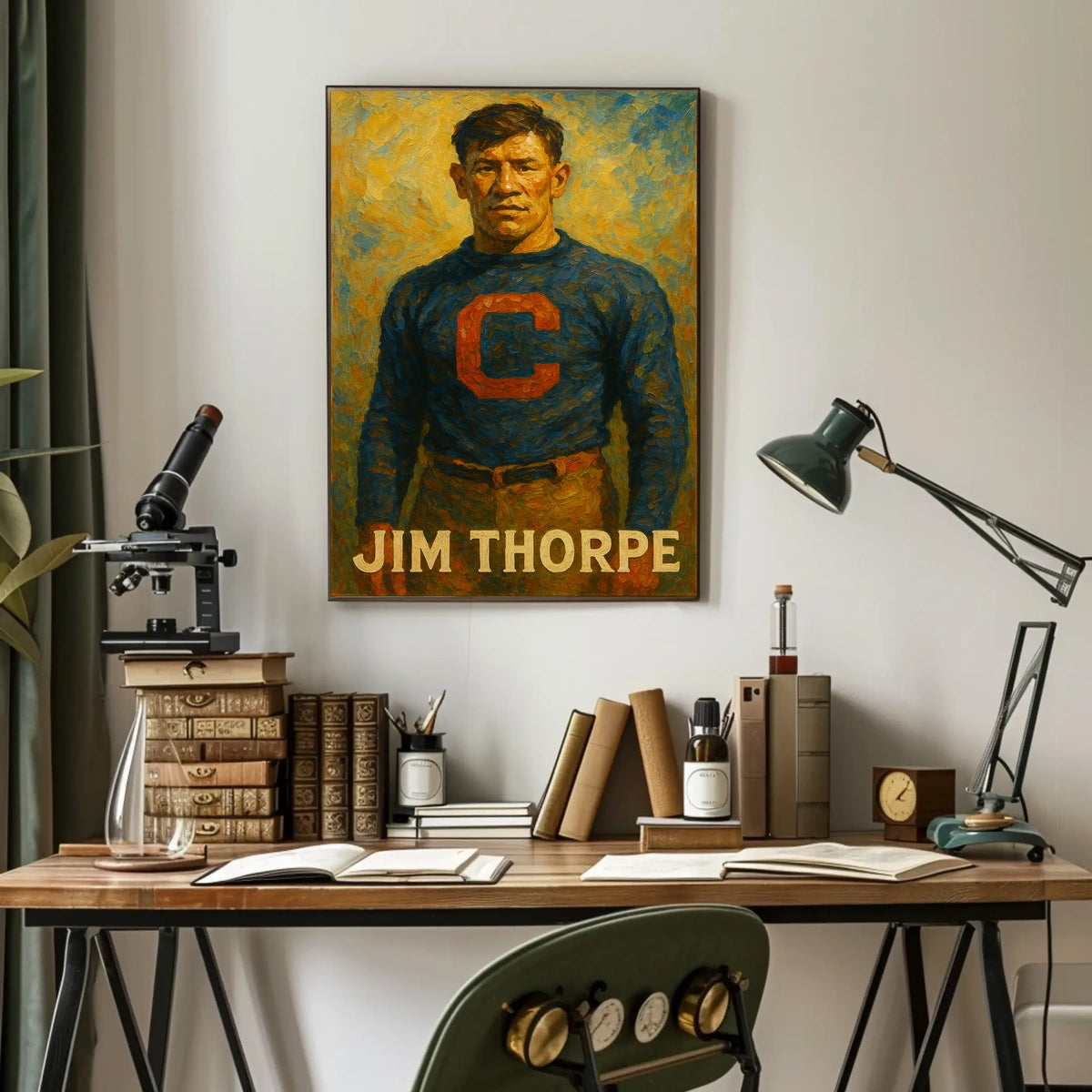Jim Thorpe Portrait Poster