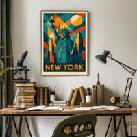 New York Iconic Skyline Poster