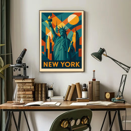 New York Iconic Skyline Poster