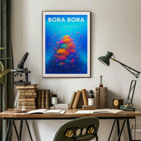 Bora Bora Underwater Paradise Poster