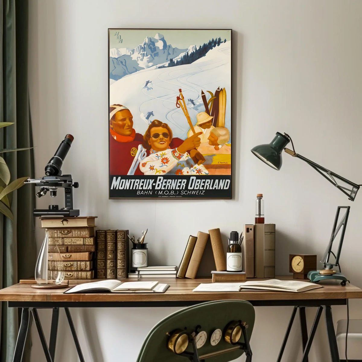 Montreux-Berner Oberland Ski Adventure Poster
