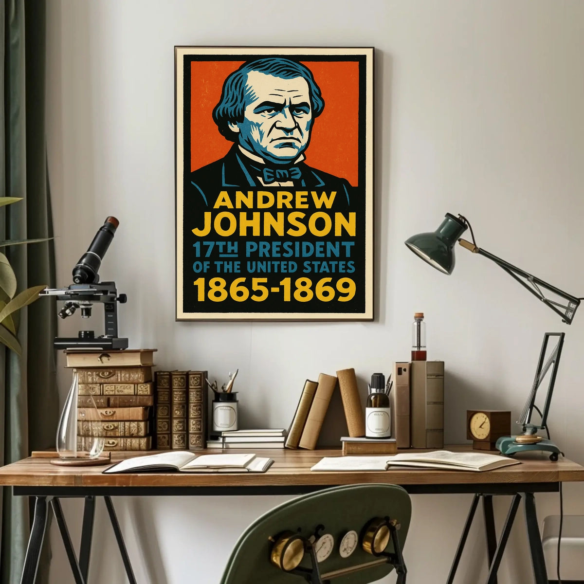 Andrew Johnson 17th President Poster