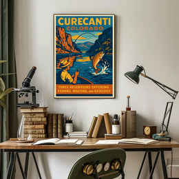 Curecanti Colorado Adventure Poster