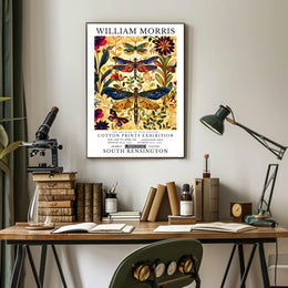 William Morris Inspired Exhibition Art Nouveau Poster