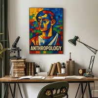 Anthropology Mosaic Poster