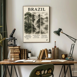 Wonders of Brazil Poster PosterGoat