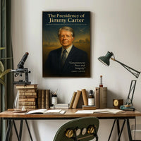 Jimmy Carter Visionary Leadership Poster