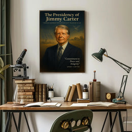 Jimmy Carter Visionary Leadership Poster