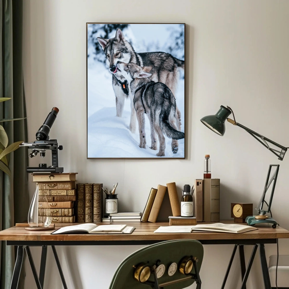 Winter Perch Poster