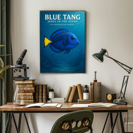 Blue Tang Jewel Of The Ocean Poster