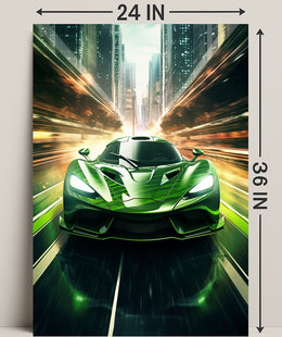 Speed In The City Poster