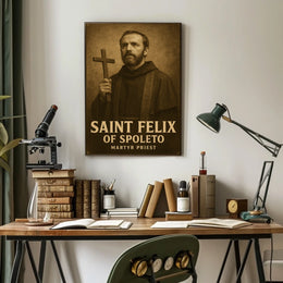 Saint Felix Of Spoleto Poster