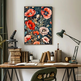 Vibrant Floral Symphony Wall Art Print