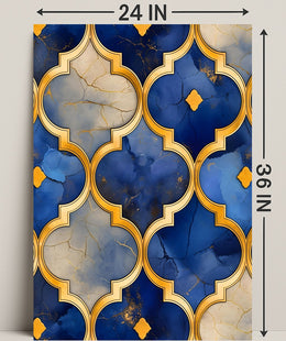 Ornate Geometric Luxury Wall Art Poster - Cultural Heritage