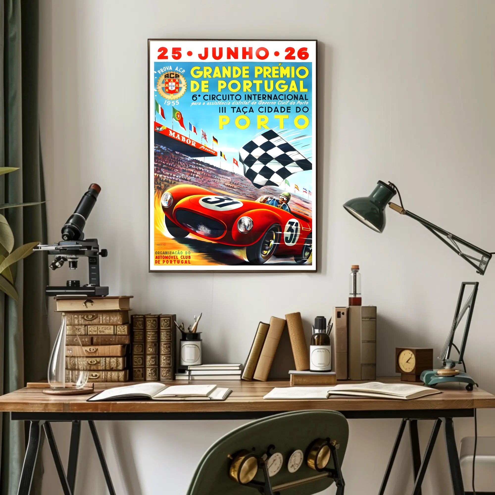 Grande Prémio de Portugal 1955 Poster