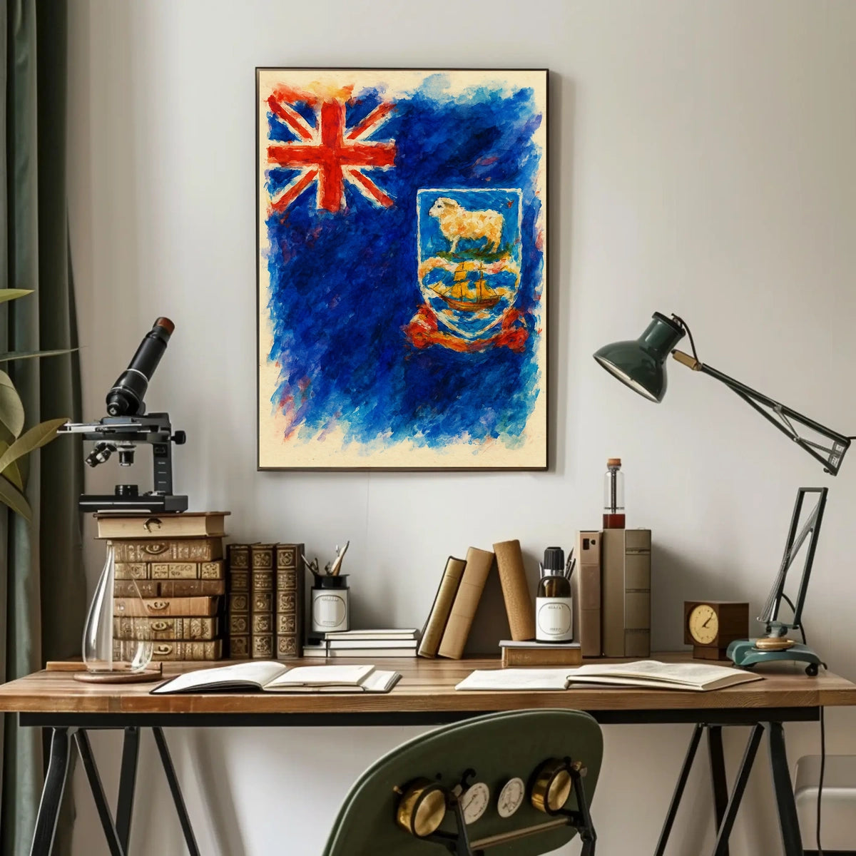 The Falkland Islands Flag Poster