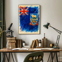 The Falkland Islands Flag Poster